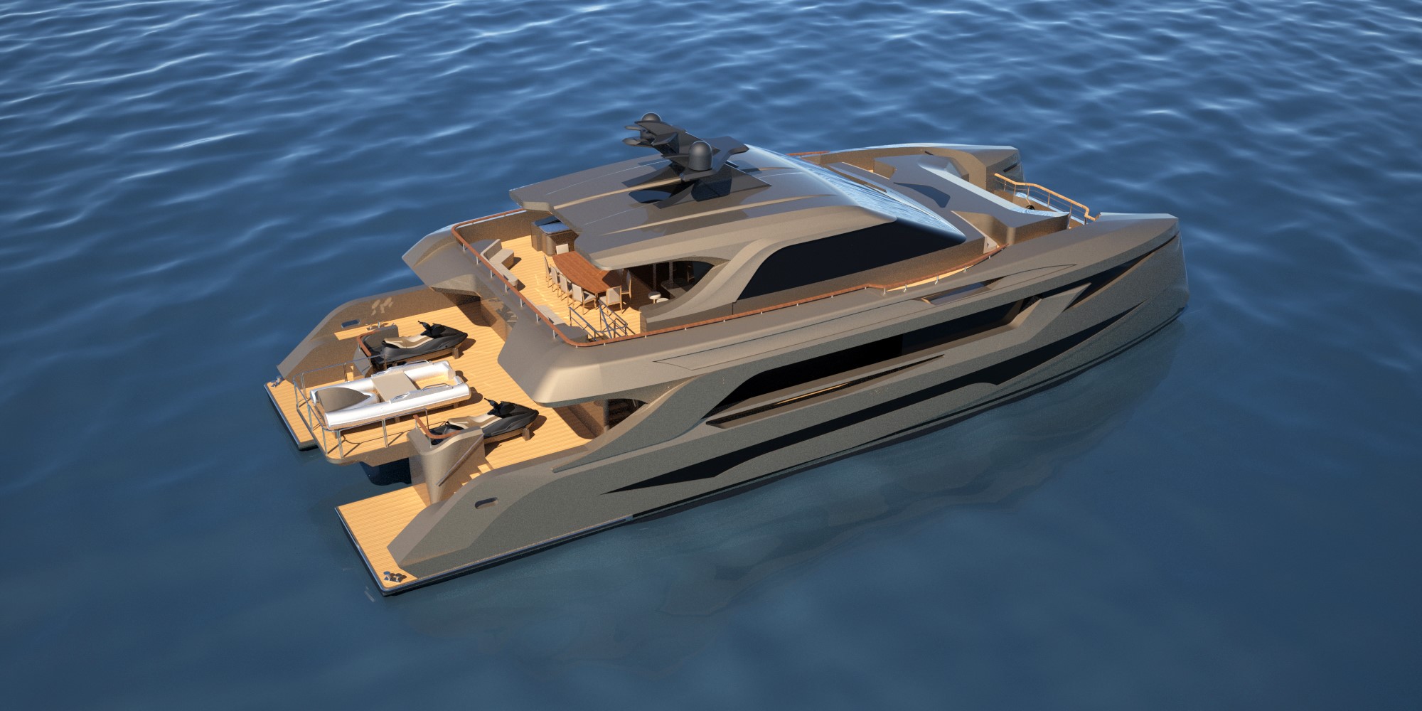 Echo Yachts & MMYD announce new fully customizable SP30 catamaran motor yacht design for FLIBS 2020