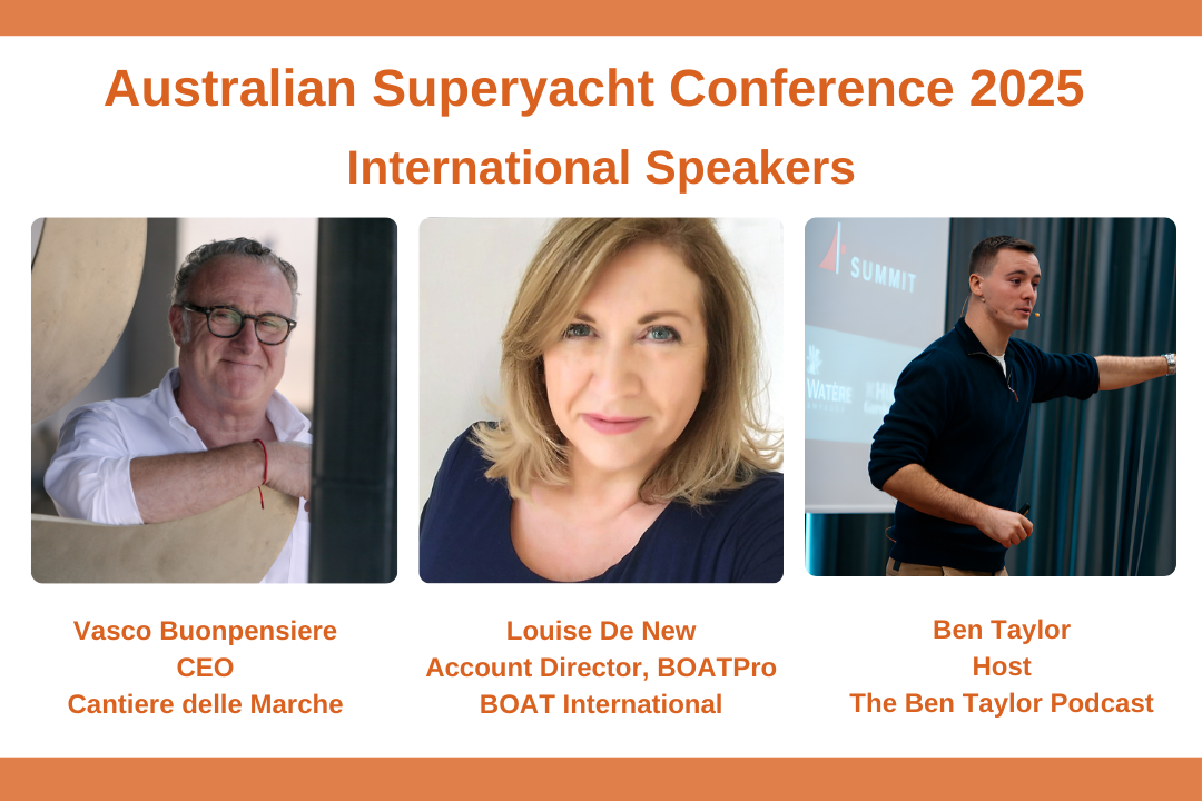 Australian Superyacht Conference (ASMEX) 2025 Confirms Impressive Speaker Line-Up and Program Highlights