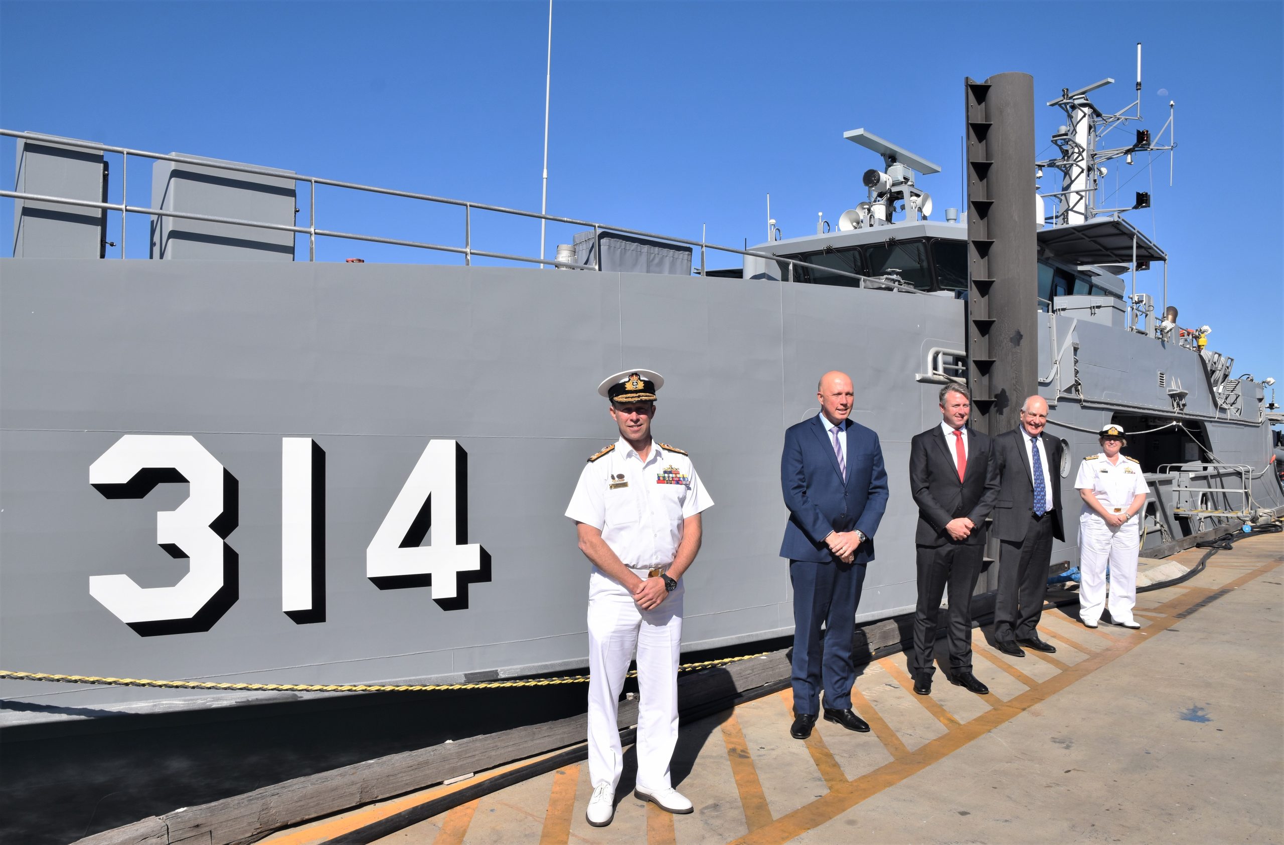 Austal Australia delivers 1st evolved cape class patrol boat to Royal Australian Navy