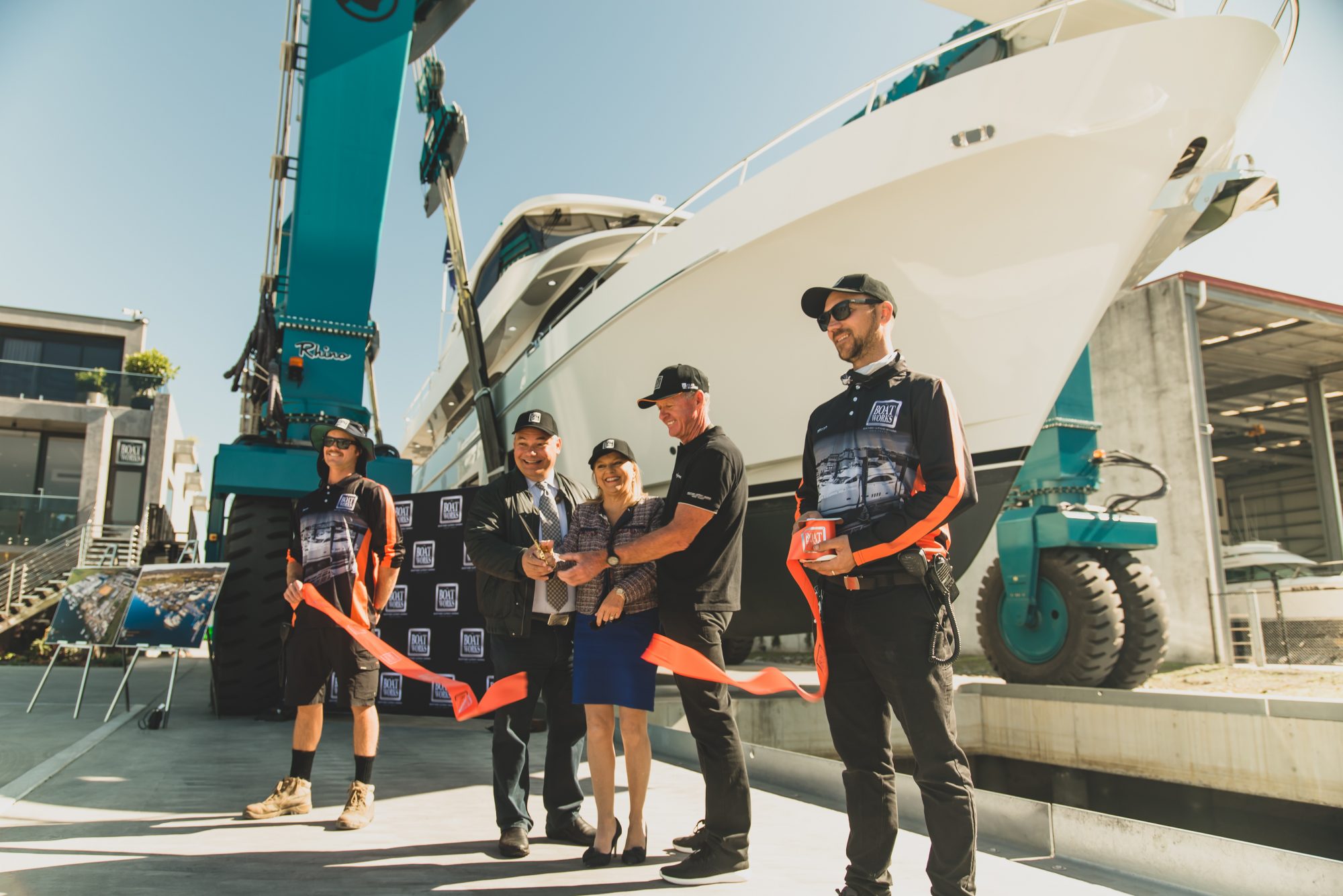 MAYOR CUTS THE RIBBON ON WORLD-CLASS SUPERYACHT YARD