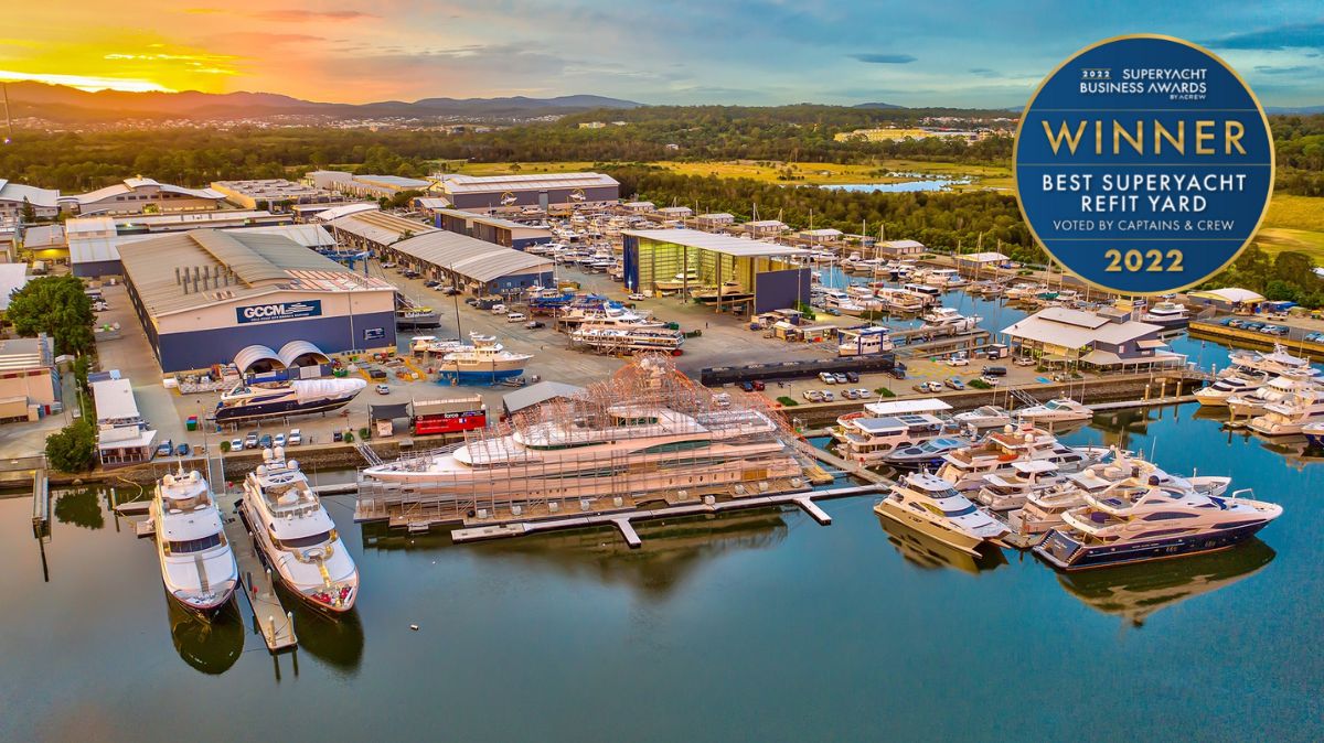 GCCM is voted best international superyacht refit at the ACrew Awards