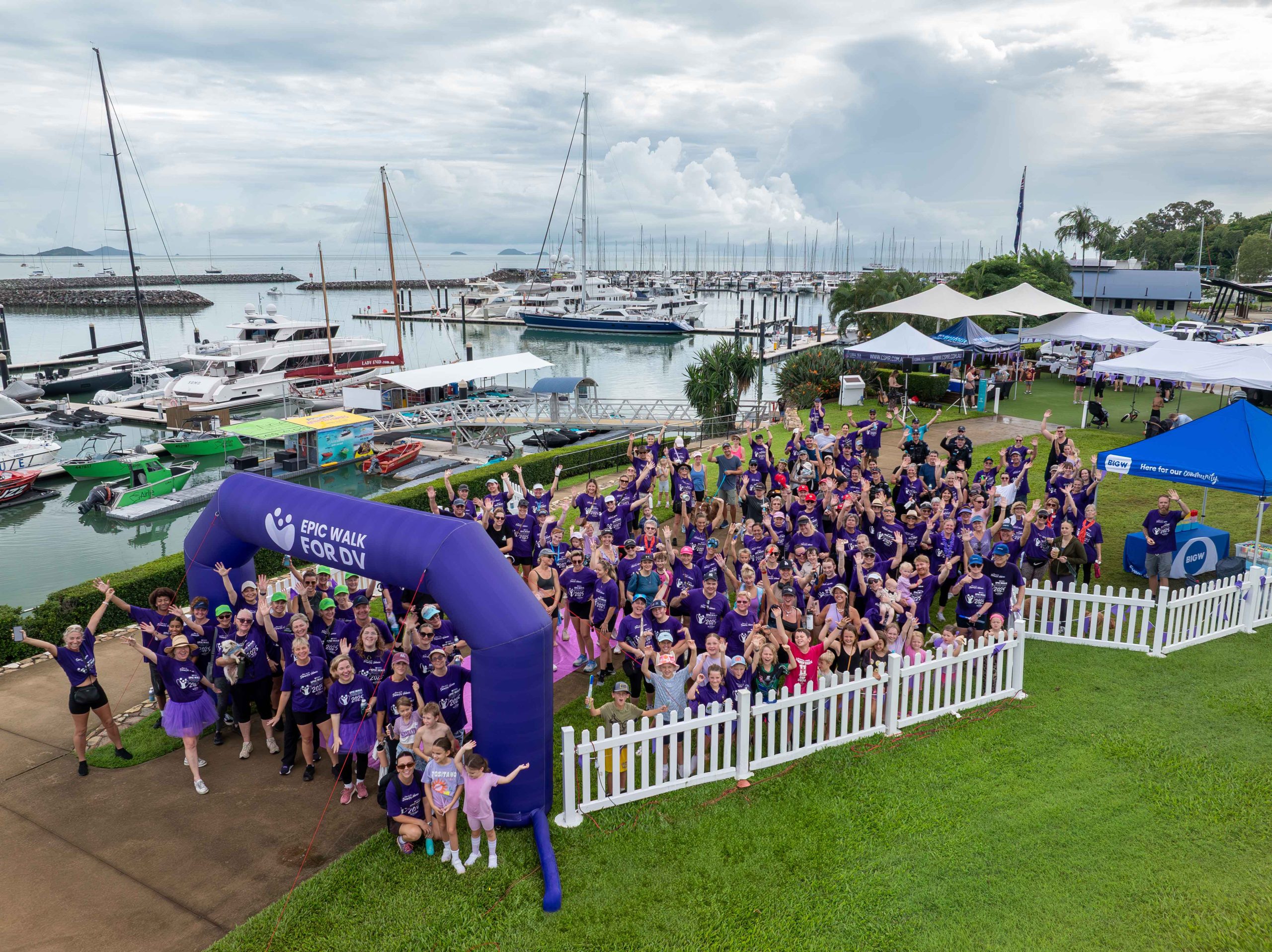 Whitsundays Walks the Walk Epic Turnout and Money Raised at Region’s First ‘Epic Walk for DV’