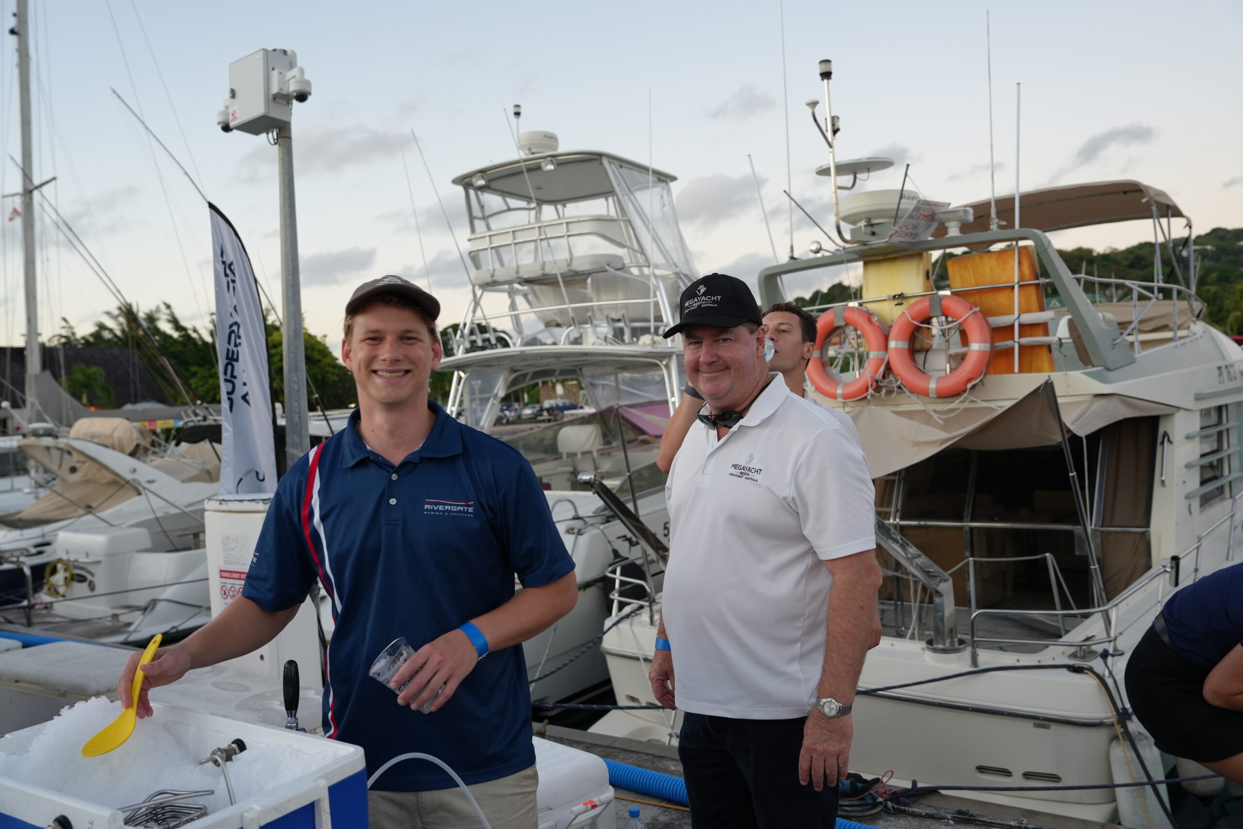 Networking Party with Alex Binks, Rivergate Marina & Shipyard and Mark Riddell, Southport Yacht Club