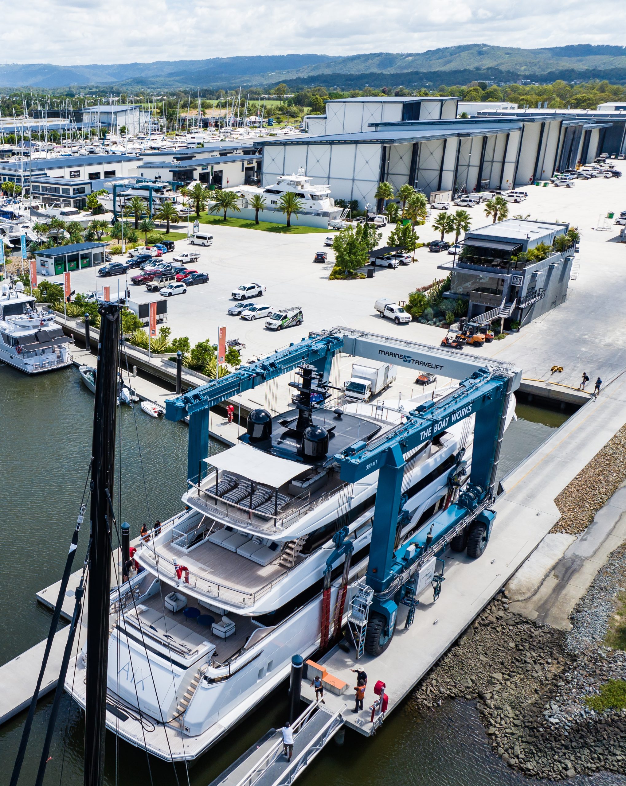The Boat Works EXPANDS YET AGAIN, $30 million Stage 5 has begun, doubling the size of the Superyacht yard.